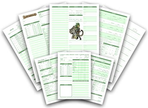 Character Sheets by Dyslexic Studeos | Character sheet, Pathfinder ...