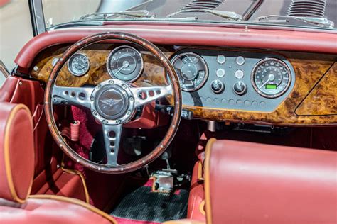 Morgan Plus 8 New Classic Sports Car Interior Stock Photo - Download Image Now - iStock