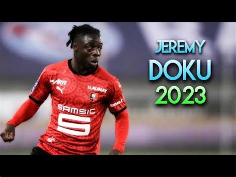 Jeremy Doku 2023 Dribbling Skills, Assists & Goals STADE RENNAIS - YouTube