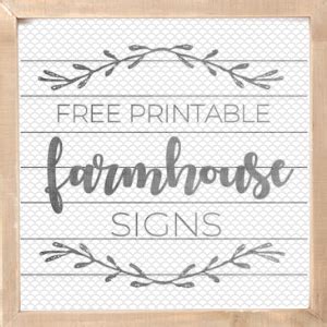 Free Printable Farmhouse Signs - FREE PRINTABLE TEMPLATES