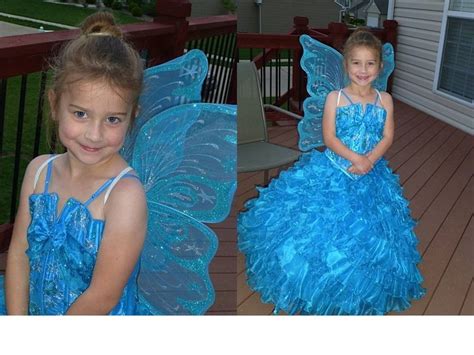 Silvermist Tinkerbell fairy | Fairy costume, Blue pageant dress, Girl costumes