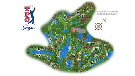 TPC Sawgrass Stadium Course Map