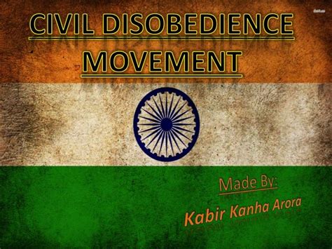 Civil Disobedience Movement