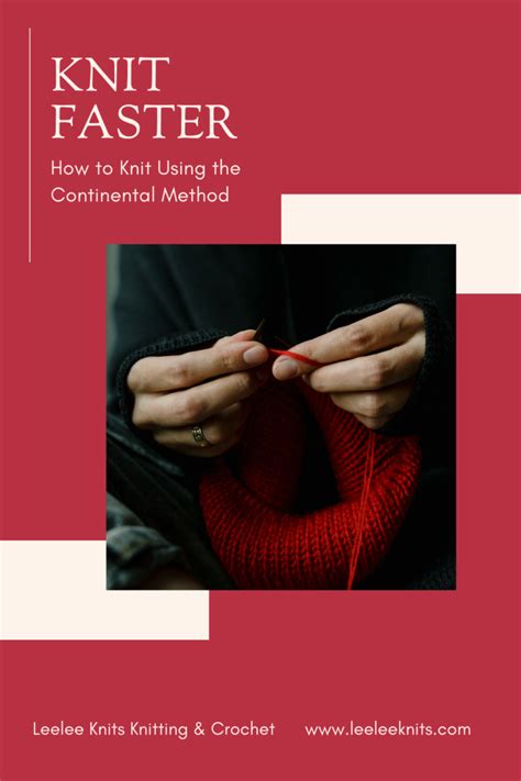 Continental Knitting Method Tutorial - Leelee Knits