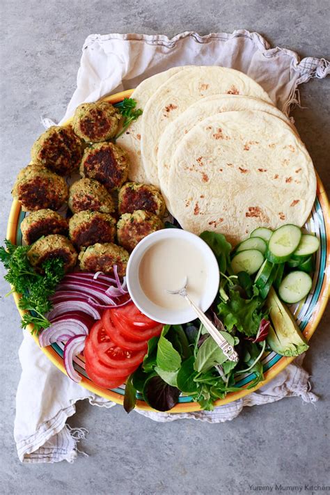 Easy Falafel Wrap Recipe with Tahini Sauce