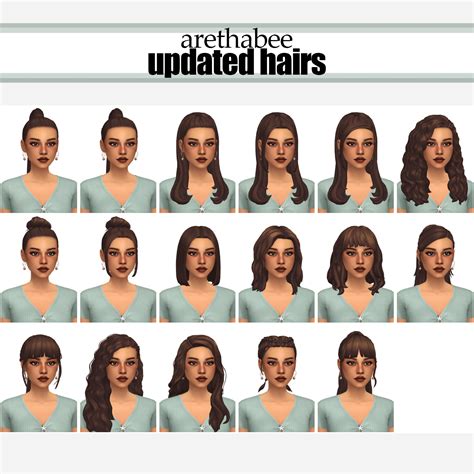 Sims 4 Maxis Match hairs updated with new swatches | The Sims Book