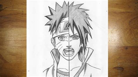 Drawing Naruto and Sasuke Uchiha | Naruto Anime Series | Naruto sketch ...