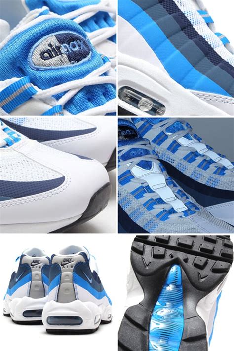 Nike Air Max 95 No Sew White/University Blue | SneakerFiles