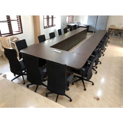 Brown U Shaped Wooden Conference Table, for Corporate Office, Warranty: 3 Year at Rs 40000 in ...