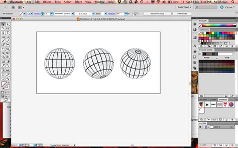 adobe illustrator - Creating a meridian globe vector - Graphic Design ...