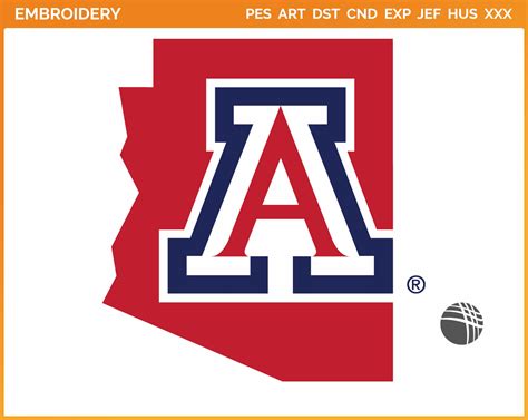 Arizona Wildcats - College Sports Embroidery Logo in 4 sizes ...