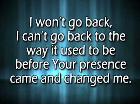 I won't go back w/ reprise and lyrics Chords - Chordify