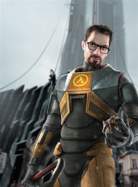 Gordon Freeman holding heart - Gordon Freeman Fan Art (25675652) - Fanpop