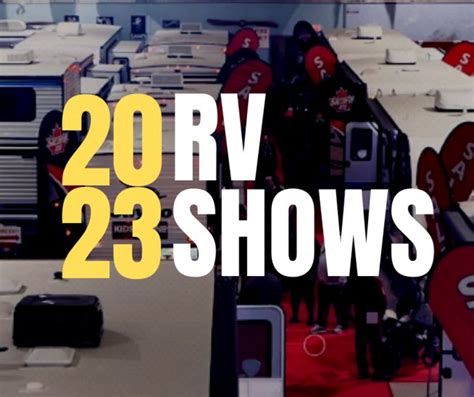 2023 RV Show Schedule