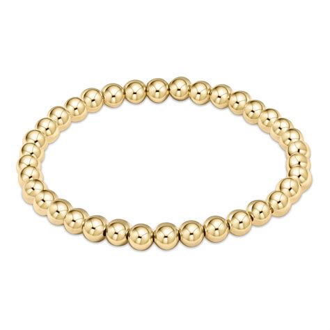 e.newton Classic Gold Bead Bracelet | 6 Sizes – Mattie B's Gifts & Apparel