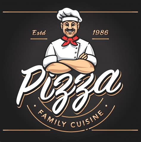 Free Vector | Pizzeria Emblem Design