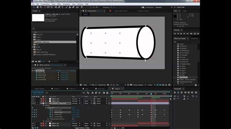 Animated Cylinder in After Effects | Animation, Cylinder, Drawing perspective