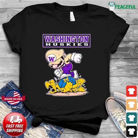 Mario Washington Huskies Stomp On Michigan Shirt