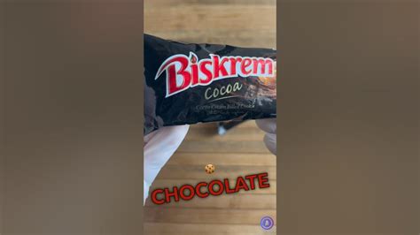 Biskrem Chocolate filled 🍪#shorts #viral #foodreview #chocolate # ...