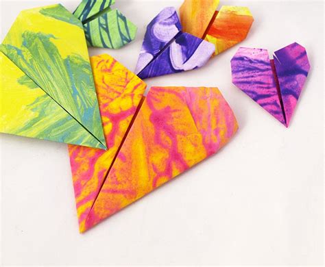 Artful Origami Heart Cards - Artful Kids