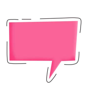 Speech Bubble Quote Text Box Pink, Quote Text Box, Speech Bubble ...