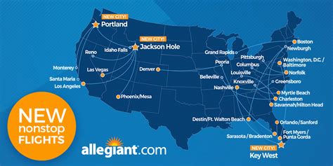 Allegiant Route Map Interactive - Map Of South America