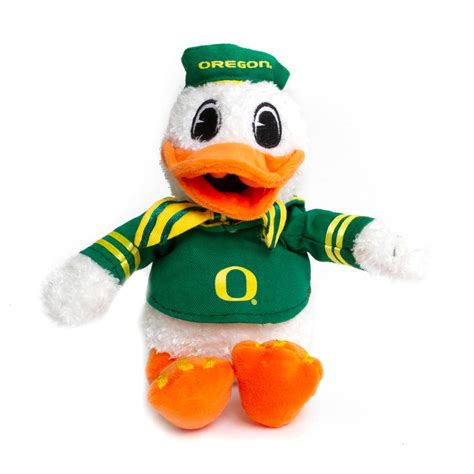 Oregon Duck 6" Plush Mascot with Fight Song