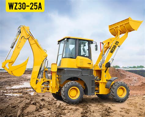 Cheap Backhoe Loader Compact Tractor With Loader And Backhoe Wz25-18 ...