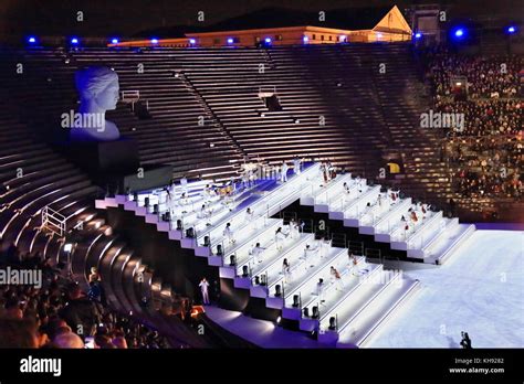 Inside the Verona Arena, Arena di Verona Stock Photo - Alamy