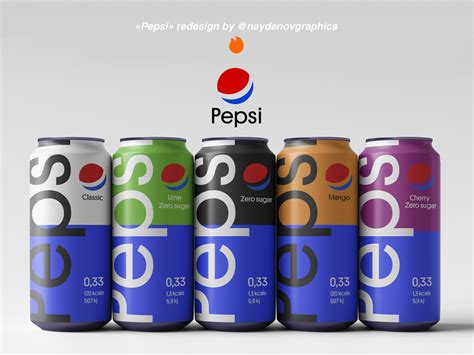 "Pepsi" redesign by Dmitry Naydenov on Dribbble