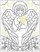 Nicoles Free Coloring Page Purple Angel  Nation sketch template