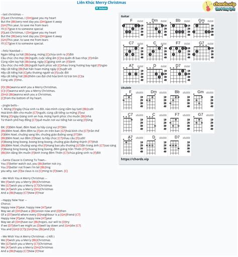 Chord: Liên Khúc Merry Christmas - tab, song lyric, sheet, guitar ...