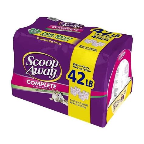 Scoop Away® Complete Performance Scented Scoopable Cat Litter 42 Lbs in ...