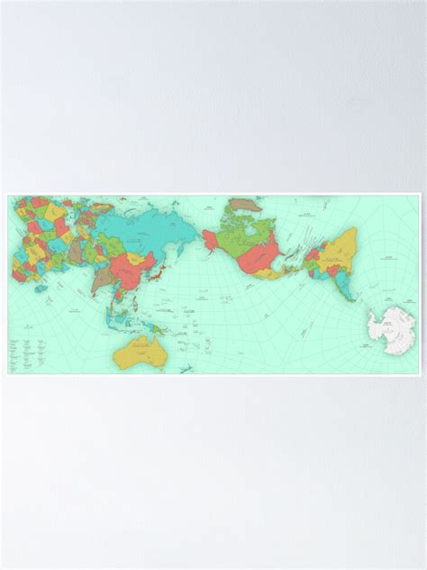 "Authagraph World Map" Poster for Sale by Chartopian | Redbubble