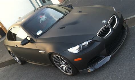 Matte Black Wrap for Silver BMW – Custom Vehicle Wraps