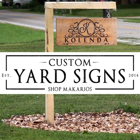 Outdoor Address Sign.Custom Yard Sign.Custom Home by MakariosDecor