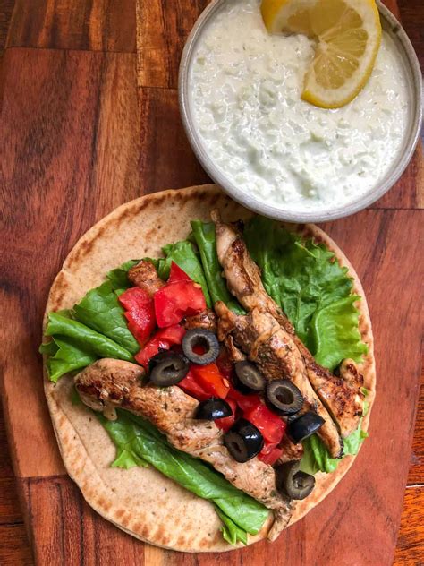 Greek Chicken Pita Wrap - EasyHealth Living