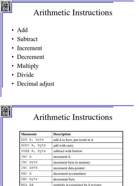 9.arithmetic Instructions PDF | PDF | Binary Coded Decimal | Computer ...