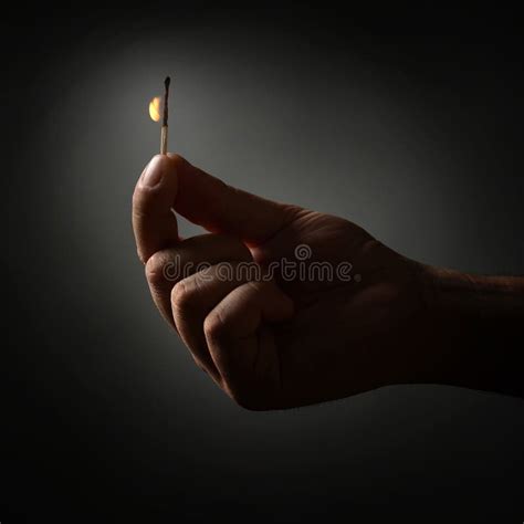 Burning match stock image. Image of spark, black, heat - 27699033