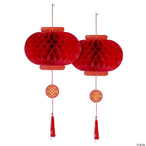 Chinese New Year Hanging Paper Lanterns | Oriental Trading