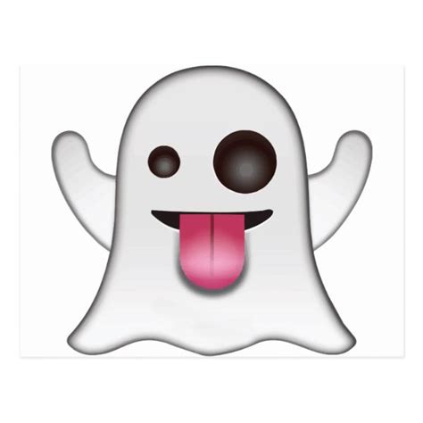 ghost_emoji postcard | Zazzle | Halloween emoji, Emoji drawing, Emoji