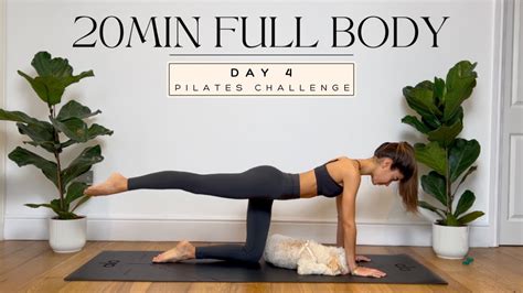 20MIN full body pilates workout / DAY 4/7-DAY PILATES CHALLENGE / no ...