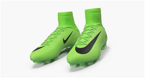 3D Green Football Cleats Nike Mercurial Veloce model | Football cleats, Nike models, Soccer boots