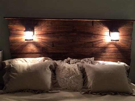 Diy Headboard With Lights - 23 DIY Headboard Ideas - Creative ...