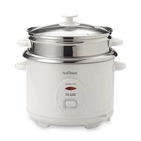 Aroma Nutriware Stainless Steel 8-Cup Rice Cooker - Bed Bath & Beyond