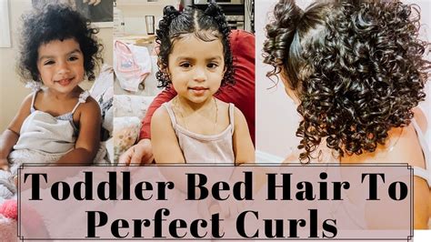 How To Refresh Kids Curly Hair! Curly Hair Routine! Toddler Curly Hair ...