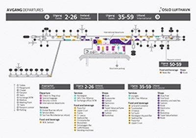 Prague International Airport Terminal Map