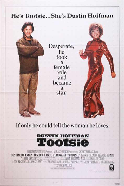 Tootsie 1983 Original Movie Poster starring Dustin Hoffman #ebay # ...