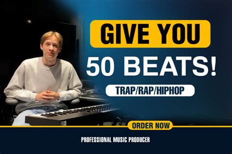 Give you 50 amazing trap, rap beats with stems by Henkjanssen1 | Fiverr