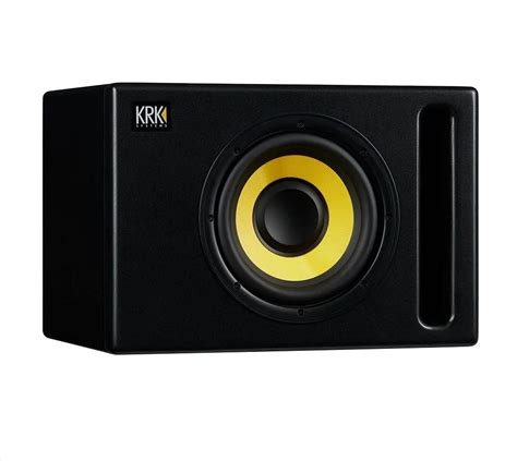 KRK S8.4 8-inch 109 Watts Powered Studio Subwoofer with up to 133Hz Fr ...